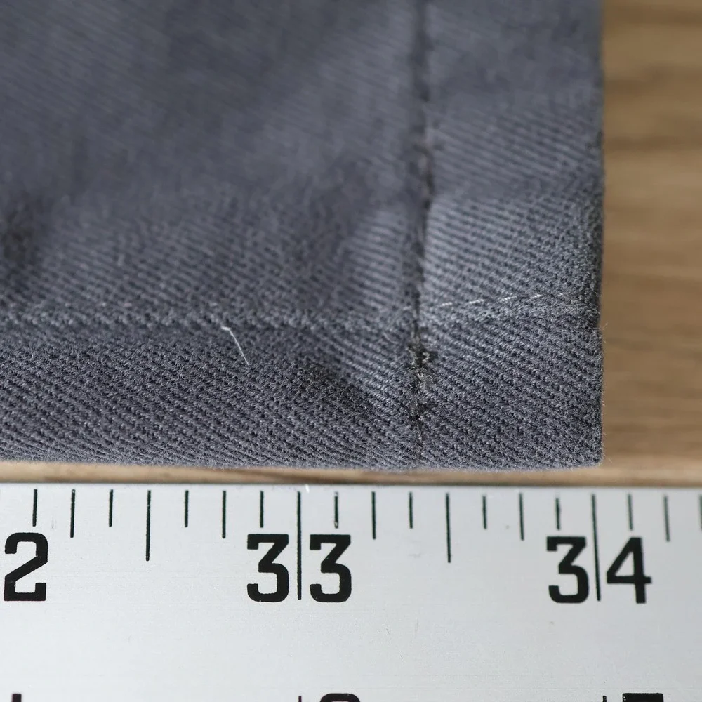 J. Hilburn Pants Mens 36x34 Gray Chino 5-Pocket Cotton Straight Fit Preppy